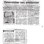 1981 Kurier, Österreicher Neu Entdecken 