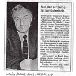 1981 Kleine Zeitung Graz, Schoepferisch